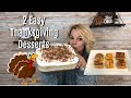 2 Easy Thanksgiving Desserts - Pumpkin Dump Cake and Pumpkin Delight