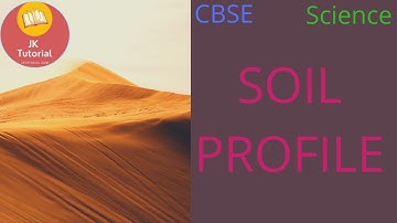 Soil Profile   Chapter 9 Soil Class 7 Science