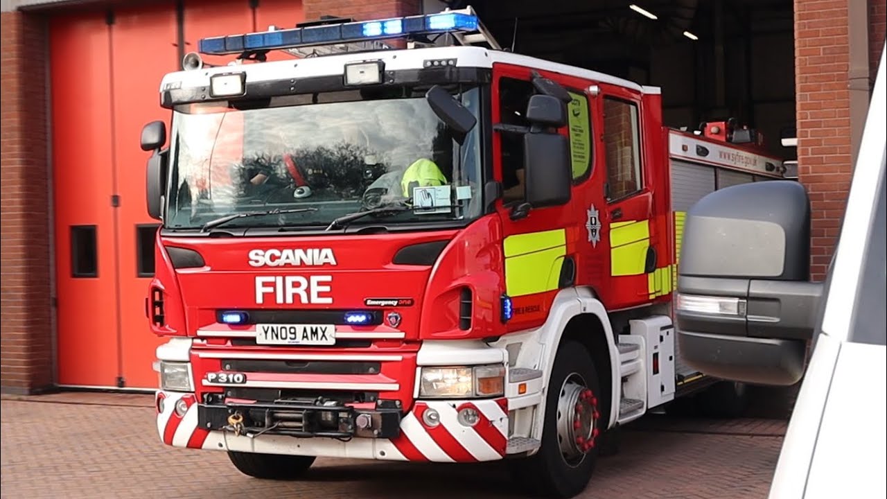 Rotherham Day Crewed First Pump Turnout South Yorkshire Fire & Rescue