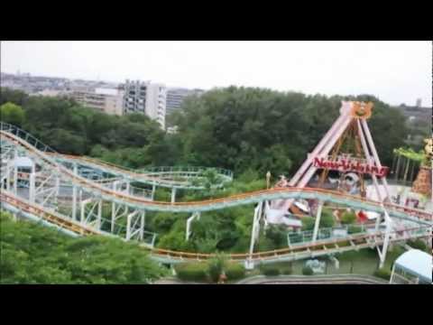 東山公園のジェットコースターに乗ってみた Youtube