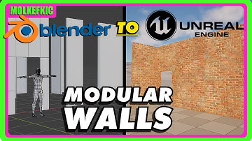 How to Make Modular Walls - Blender to Unreal Engine