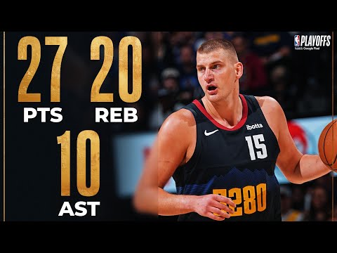 Nikola Jokic’s HUGE TRIPLE-DOUBLE PERFORMANCE In Game 2! 👏 | April 22, 2024