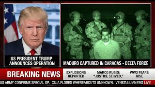 BREAKING: Trump Confirms Maduro Captured in US Military Strike