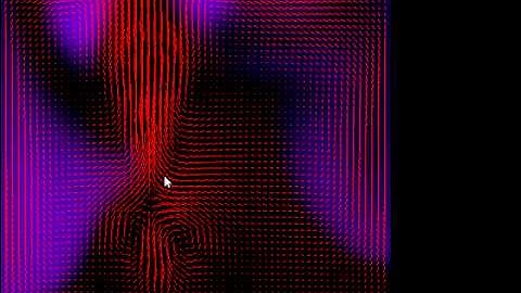 Navier-Stokes smoke simulation