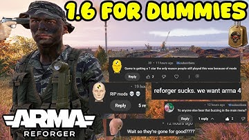 ARMA REFORGER 1.6 GUIDE FOR DUMMIES | Mods, Sound Bug, & Comments