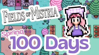 100 Days In Fields Of Mistria | Spring 🌿 | Part 1 | Cozy Playthrough