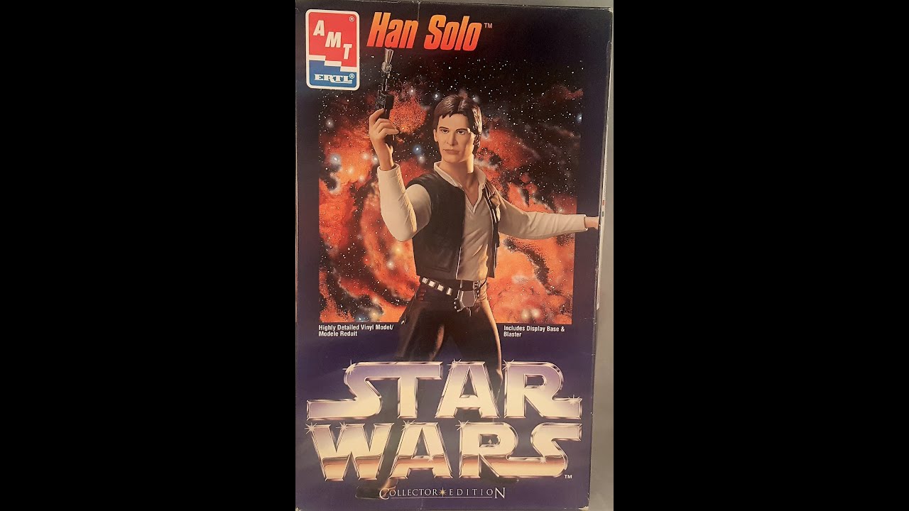 AMT Star Wars Han Solo 1/6 Vinyl Model Kit Complete