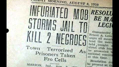 Marion Indiana 1930 Lynching