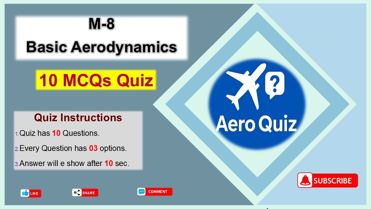 Part-66 Module 8 | Basic Aerodynamics Quiz | 10 Important MCQs for EASA ...