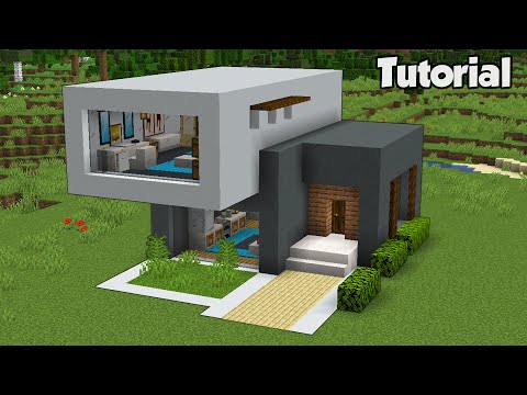 Minecraft: Modern House #36 Interior Tutorial