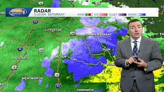 Video: Rain moving in early Saturday morning