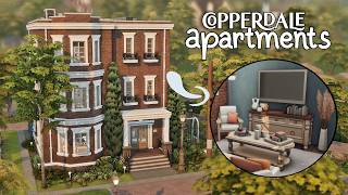 Tour n Talk | Copperdale Apartments 3 Units No CC Walkthrough | The Sims 4