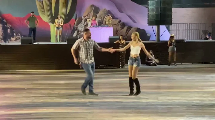 Ryan Crutcher and Karla Catana at Stagecoach 2022