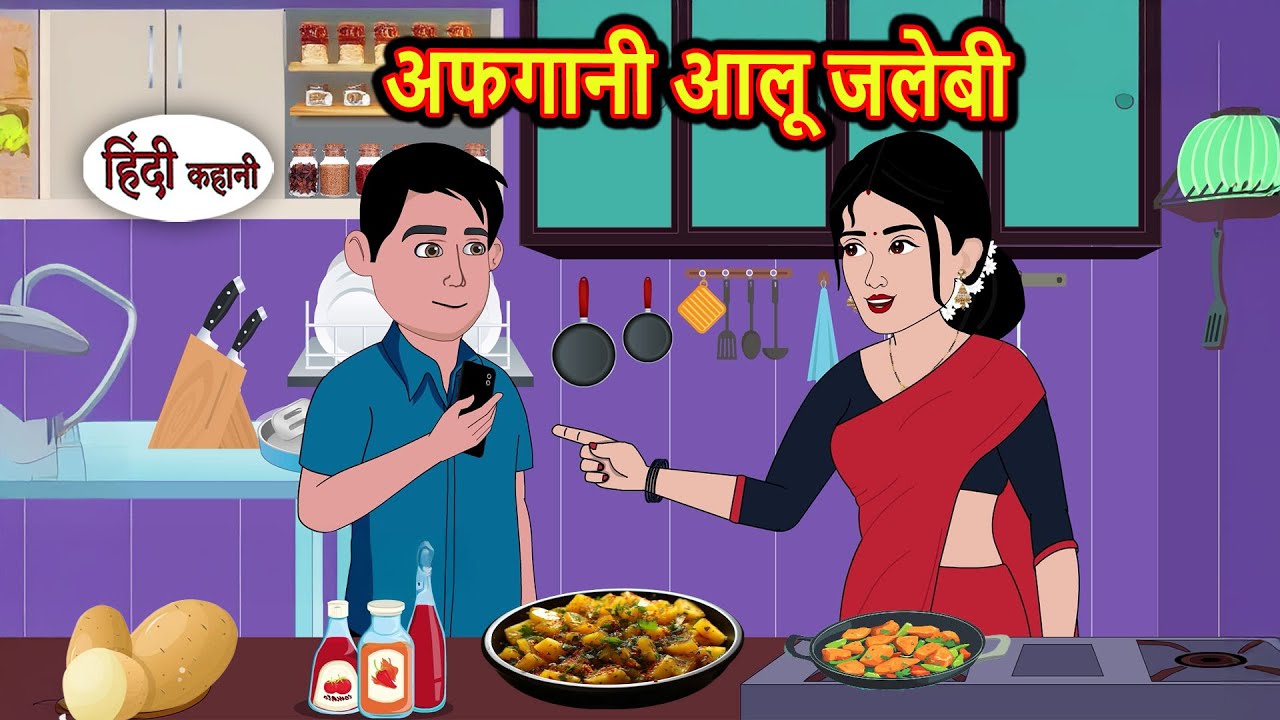 अफगानी आलू जलेबी | Bedtime Stories | Kahani | Hindi Fairy Tales | Stories in Hindi | Storytime