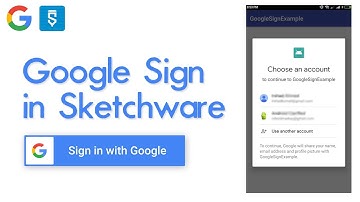 How to make Google Sign in #Sketchware