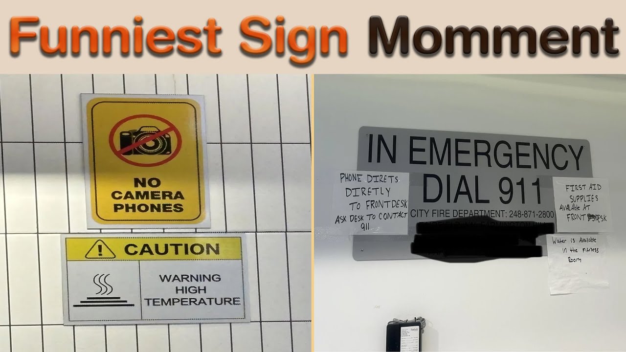 You Won’t Believe This Funniest Sign Momment Actually Happened in Real ...