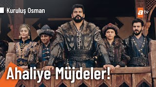 Osman Bey Ahaliye Müjdeyi Verdi - Kuruluş Osman 130. Bölüm Sezon Finali