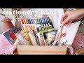 STATIONERY HAUL ✨📎 + TOMBOW SET GIVEAWAY (Black Friday ready with Stationery Pal) | Aliah Mae