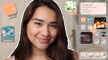 HOW I CUSTOMIZED MY APP ICONS WITH CANVA | IOS 14 LAYOUT