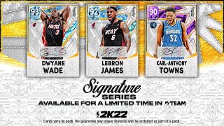Famous MyNBA 2K22 Signature Series Packs Profile
