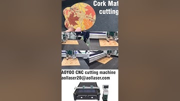 #cnc cork mat #cutting machine #shorts