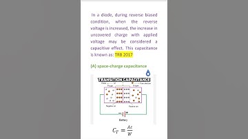 Space charge capacitance in tamil |PN Diode reverse bias | TRB Polytechnic EEE | 2017@pbeee2417