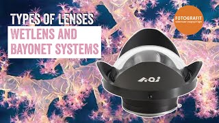 Different types of underwater lenses