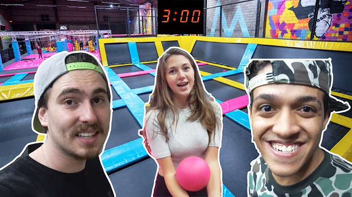 WE INVADED A TRAMPOLIN PARK AT 3 AM / Gaba \