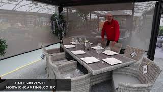 Lifestyle Garden Aruba 8 Seat Rectangular Dining Set