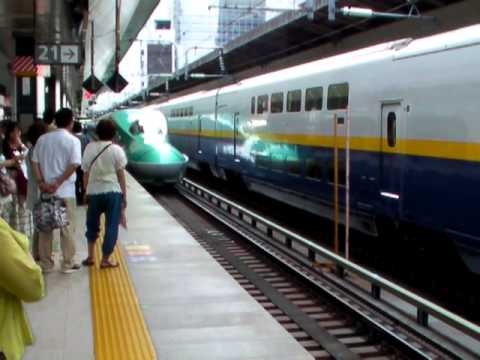 東北新幹線はやぶさ入線＠東京駅