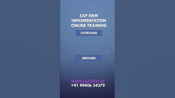 sap ewm online training