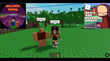 NPCs are becoming smart - How to get Halloween Ending I Roblox