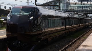 【E655系が東北本線を走行】クラブツーリズム主催ツアー E655系なごみ（和） 雀宮駅2番線を発車