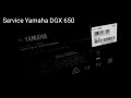 Service yamaha dgx 650