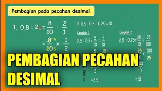 Pembagian Pecahan Desimal Kelas 5 SD