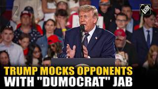 "They have no clue": President Trump trolls’ opponents as "Dumbocrats" at Fired-Up rally
