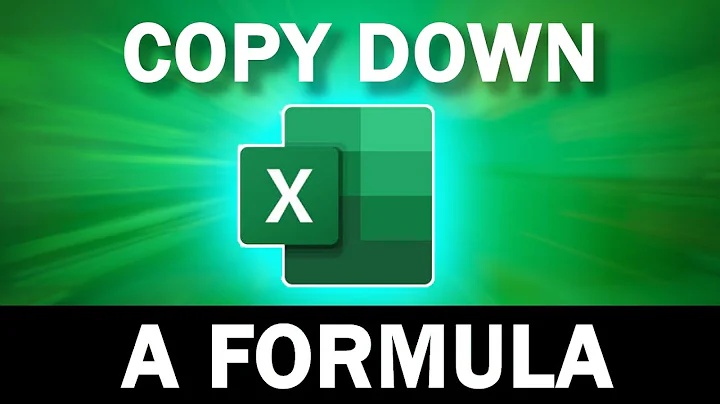 How to Copy Down a Formula that Contains Blank Rows in Excel