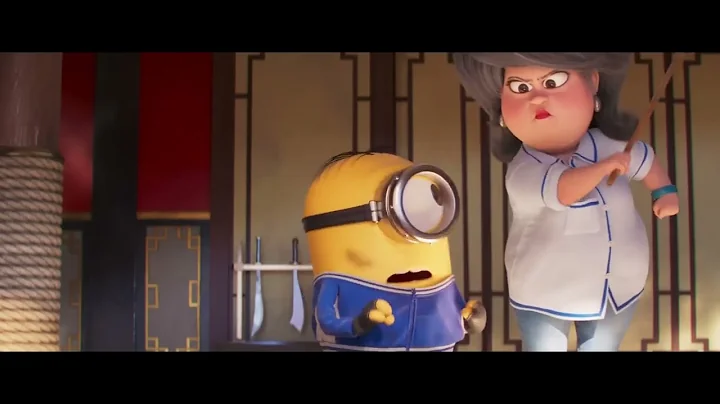 Master Chow teaches Kung fu to Kevin, Stuart & Bob - Minions The Rise of Gru(2022) HD