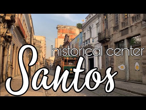 Travel Vlog: the historical part of Santos, Brazil
