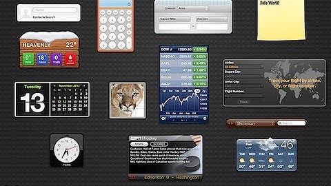 How To Use Safari To Create Your Own Dashboard Widgets