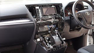 シフトパネル周辺の取り外し(コンソールボックスタイプA) 30系 ヴェルファイア Z Aエディション