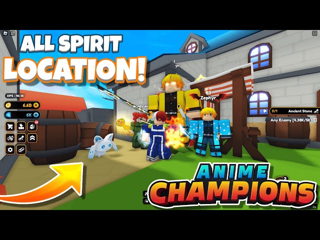 Anime Champions Simulator Spirit locations - Pirate Town - Try Hard Guides