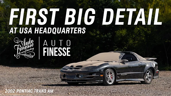 UNTOUCHED FOR 14 YEARS! Big Detail Number One in the USA - We revive this Firebird Trans Am WS6