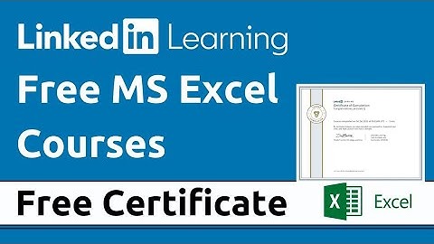 Linkedin Excel Assessment Certificate | Microsoft Excel Assessment Linkedin | Microsoft Excel Course