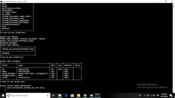 Cara membuat tabel foreign key pada CMD XAMPP Database | Informatic engineering