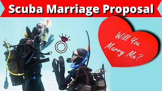 Scuba Marriage Proposal - Marriage Proposal on Scuba