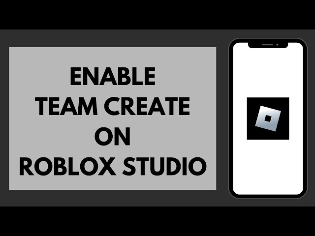 How to enable TEAM CREATE in Roblox Studio! (Updated) 