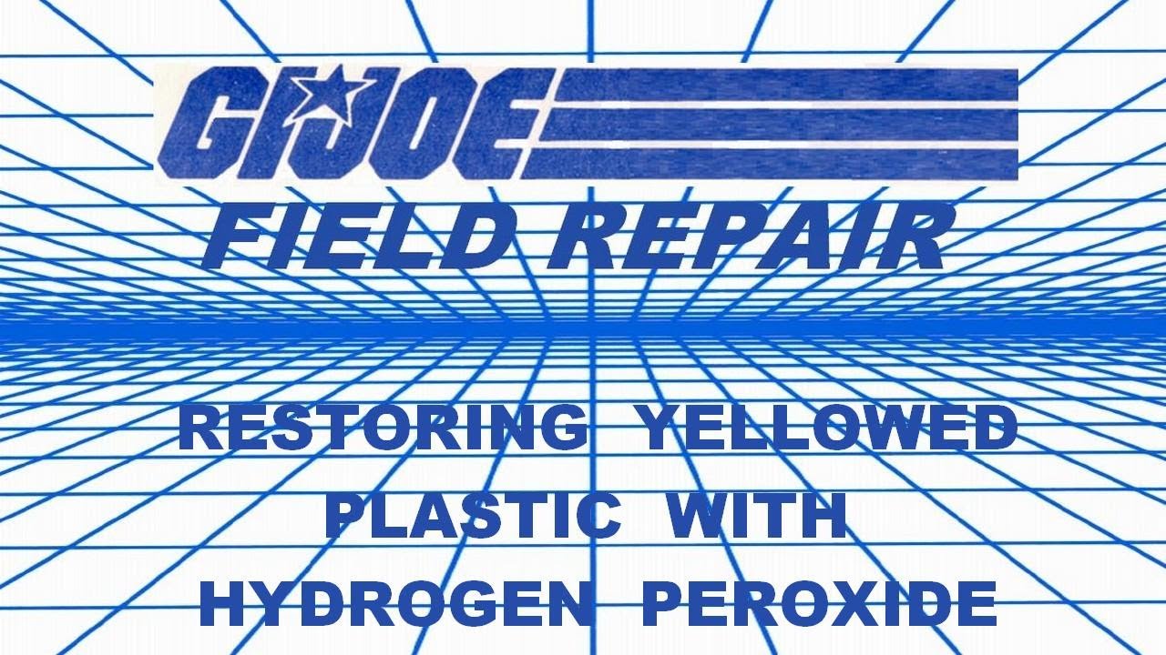 Restoring Yellowed GI Joe's with Hydrogen Peroxide