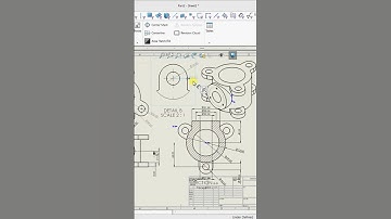 Solidworks 3D model to 2D convert #shorts #youtubeshorts
