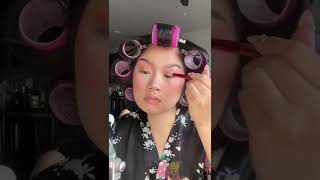 Grwm stanley cup watch party / soft glam graphic liner Asian monolid makeup fairy aesthetic screenshot 1
